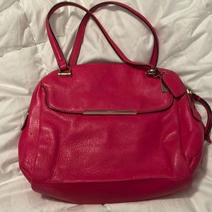 Pink Coach satchel/crossbody